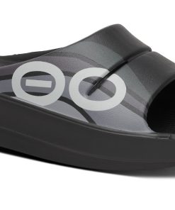 Men's OOahh Sport Slide Sandal - Black Wave